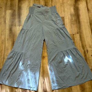 Women's Blue Wide-Leg Pants